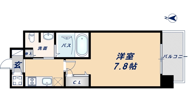 2階の間取り図