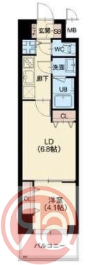 15階の間取り図
