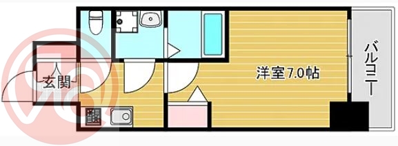 2階の間取り図