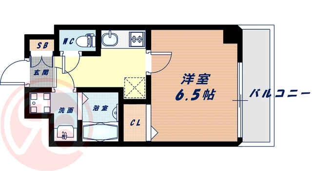 6階の間取り図