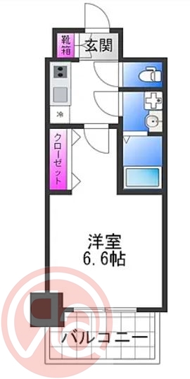 6階の間取り図