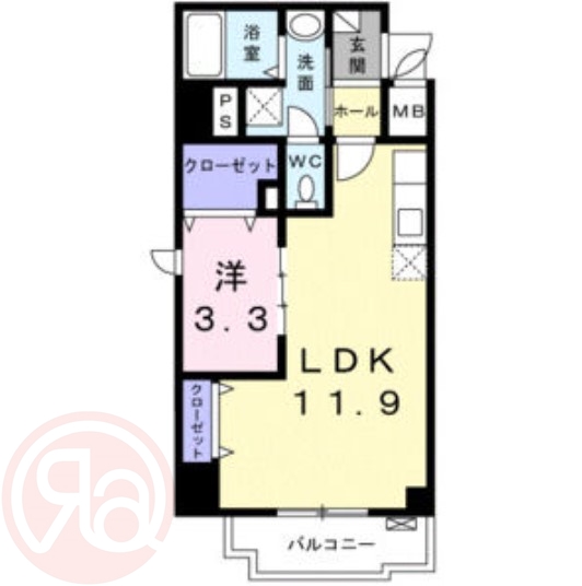 5階の間取り図