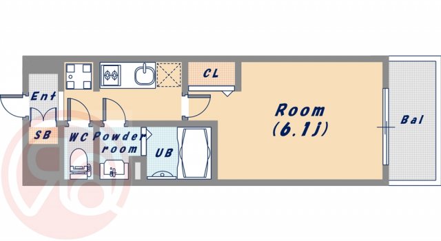 5階の間取り図