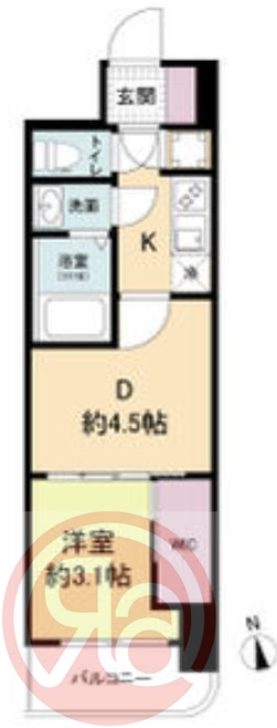 15階の間取り図