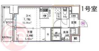 7階の間取り図