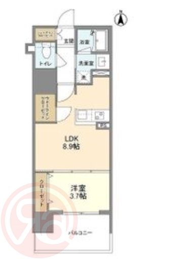 6階の間取り図