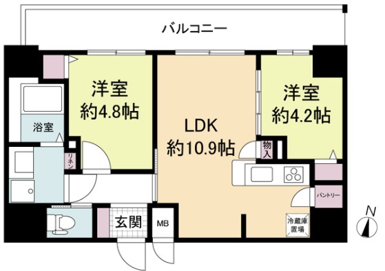 15階の間取り図