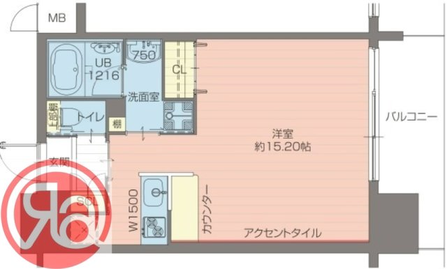 5階の間取り図