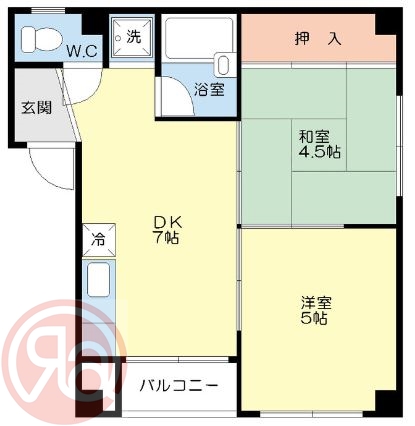 4階の間取り図