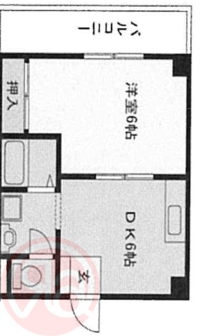 4階の間取り図