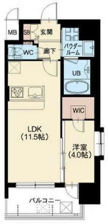 3階の間取り図