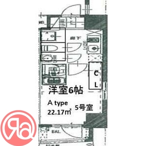 2階の間取り図