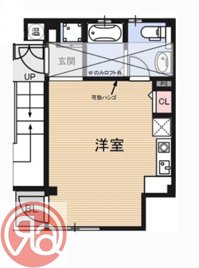 4階の間取り図
