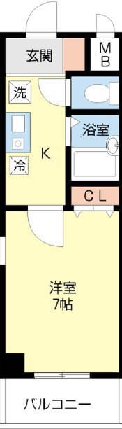 4階の間取り図