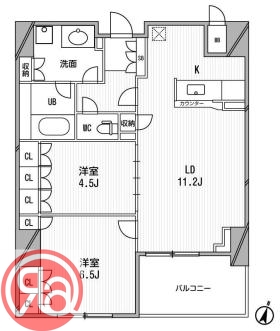 12階の間取り図
