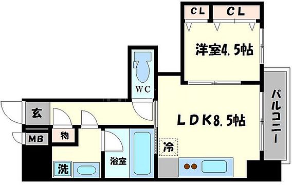 10階の間取り図
