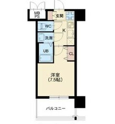 8階の間取り図