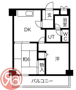 4階の間取り図