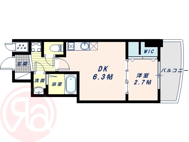 13階の間取り図
