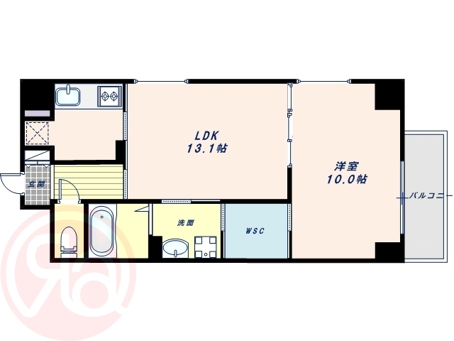 7階の間取り図