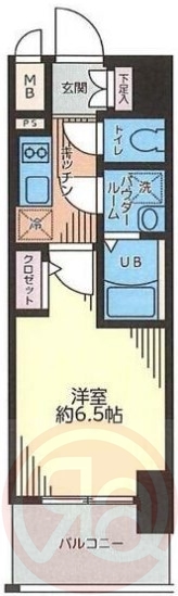 2階の間取り図