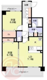 2階の間取り図