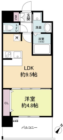 10階の間取り図