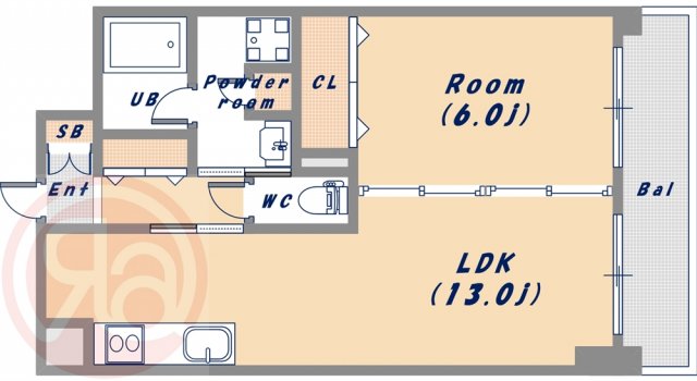 3階の間取り図