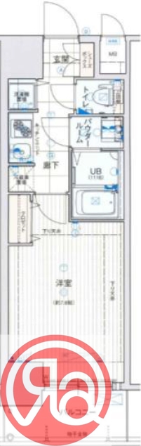 6階の間取り図
