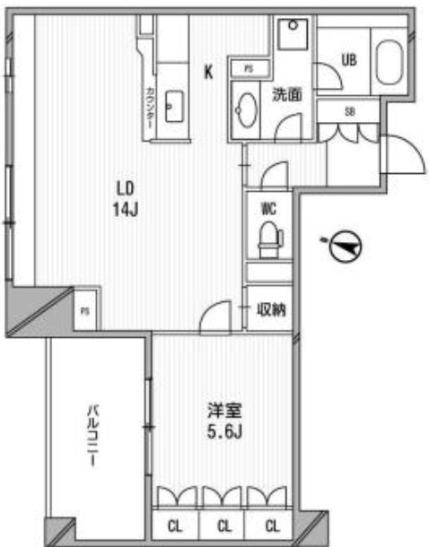 13階の間取り図