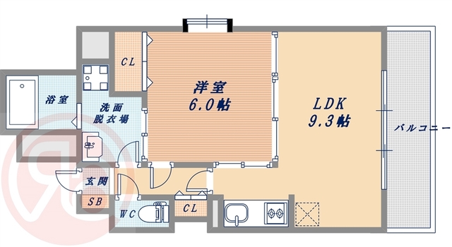 13階の間取り図