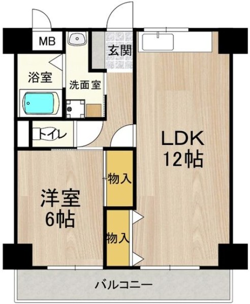 5階の間取り図