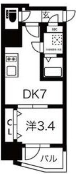 6階の間取り図