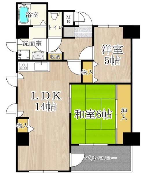 9階の間取り図