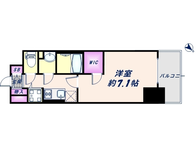 4階の間取り図