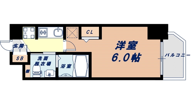 8階の間取り図
