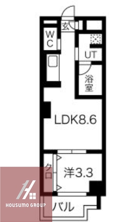 5階の間取り図