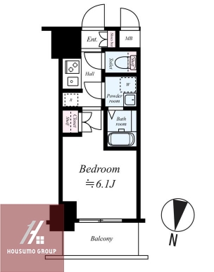 2階の間取り図
