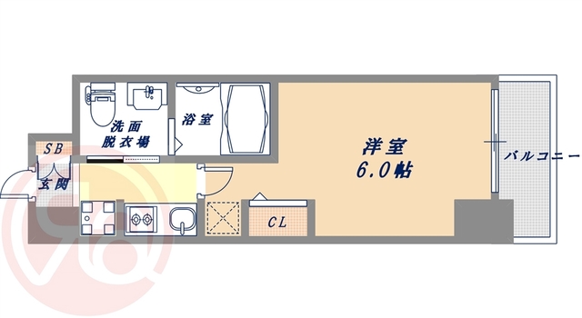 10階の間取り図
