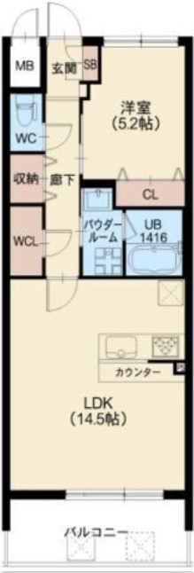 7階の間取り図