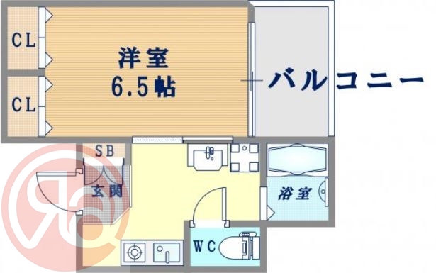 4階の間取り図