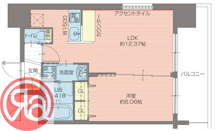 12階の間取り図
