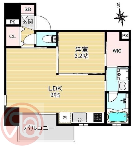 3階の間取り図