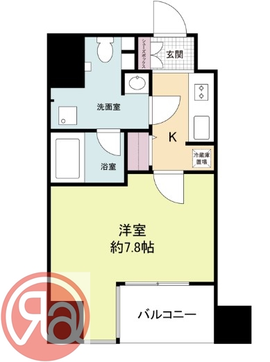 4階の間取り図