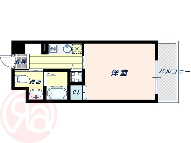 6階の間取り図