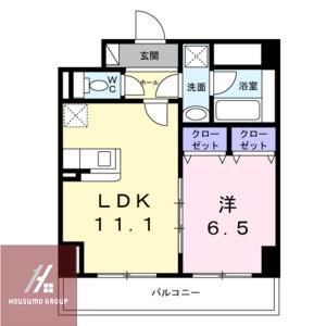 2階の間取り図
