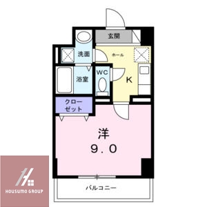 2階の間取り図