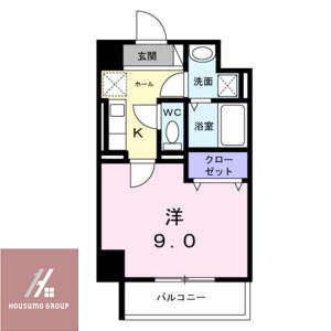 2階の間取り図