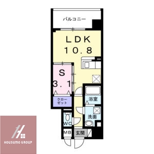 2階の間取り図