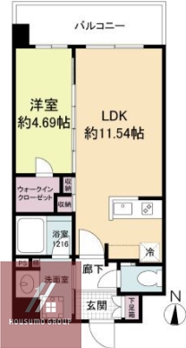 8階の間取り図